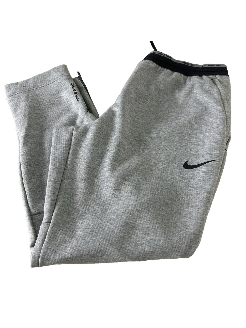 Nike Pro Therma-Fit Fleece Training Pants Mens 3XLT Big Tall Gray Sweatpants NWT